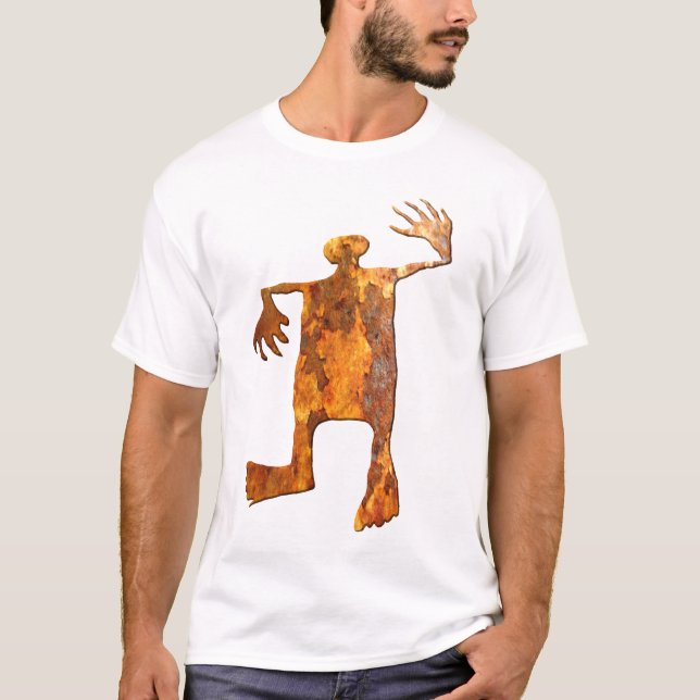 Dancing Man rust T-shirt (Framsida)