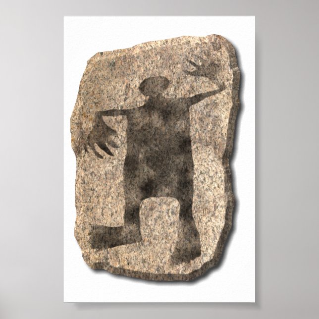 Dancing Man-sten Poster (Framsidan)