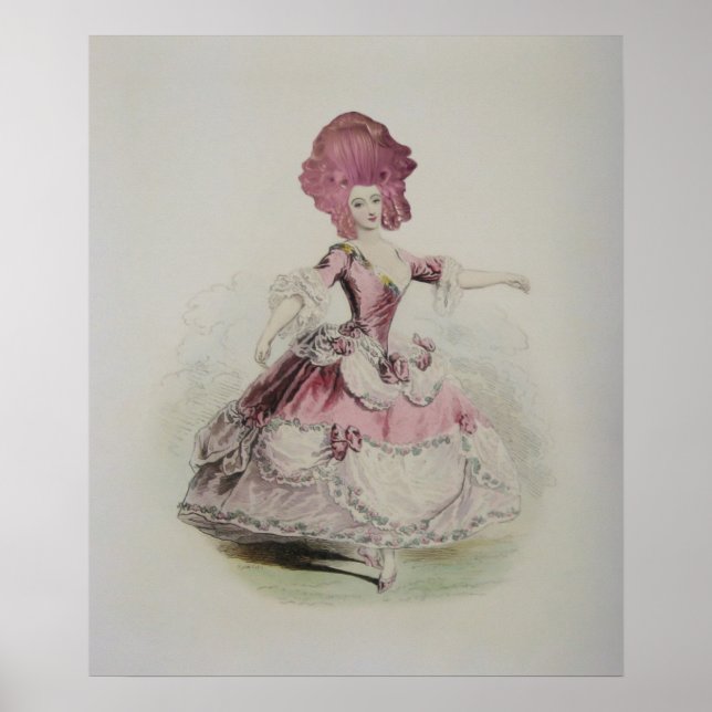 Dancing Marie Antoinette 24x20"- (Storleka alterna Poster (Framsidan)