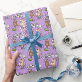 Dancing Mice Namn & Age Grattis på födelsedagen Pa Presentpapper