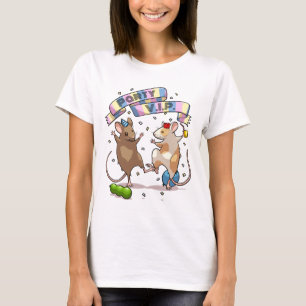 Dancing Mice Party V.I.P. Banner & Balloations Des T Shirt
