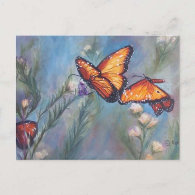 Dancing Monarchs Vykort (Framsida)