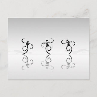 Dancing Monkey Vykort