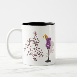 Dancing Mummy Mugg - Halloween Witch Hat & Goblins