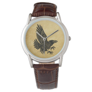 Dancing Norse Raven Armbandsur