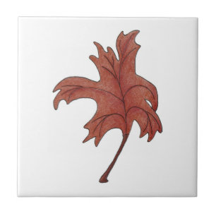 Dancing Oak Löv Red Kakelplatta