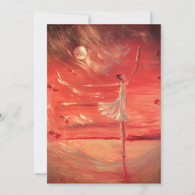 Dancing on Silver Clouds Tack Kort (Framsida)