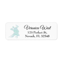 Dancing Ord Art Couple Bachata Salsa Returadress Etikett