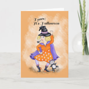 Dancing på Halloween Kort