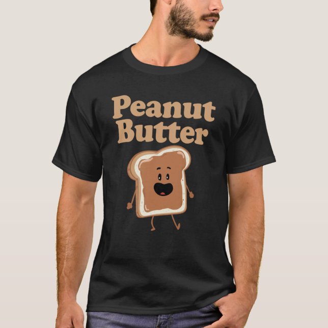 Dancing Peanut Butter matching Peanut Butter and J T Shirt (Framsida)