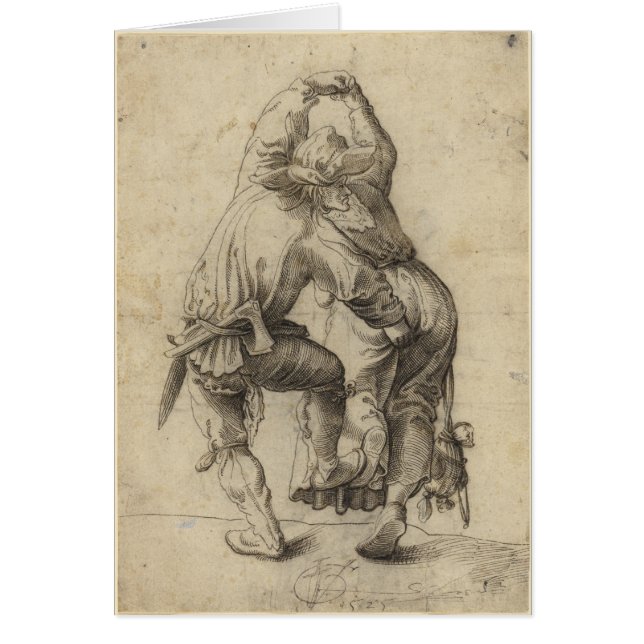 Dancing Peasant par Hälsningskort (Framsidan)