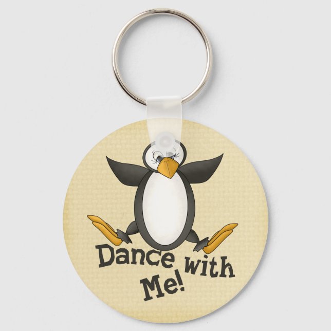 Dancing Penguin Nyckelring (Framsida)