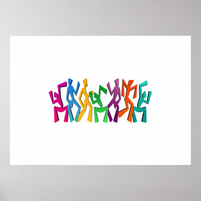 Dancing People Poster (Framsidan)