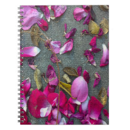 Dancing Petals I Anteckningsbok Med Spiral