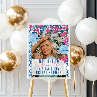Dancing Queen bougainvillea Möhippa Välkommen Poster