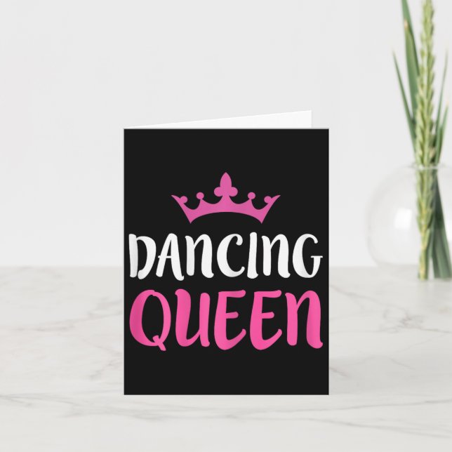 Dancing Queen - Dance Älskare Tee Kort (Framsida)