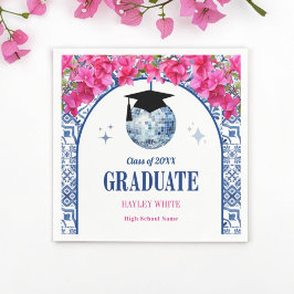 Dancing Queen Disco Boll Studentfest Pappersservett