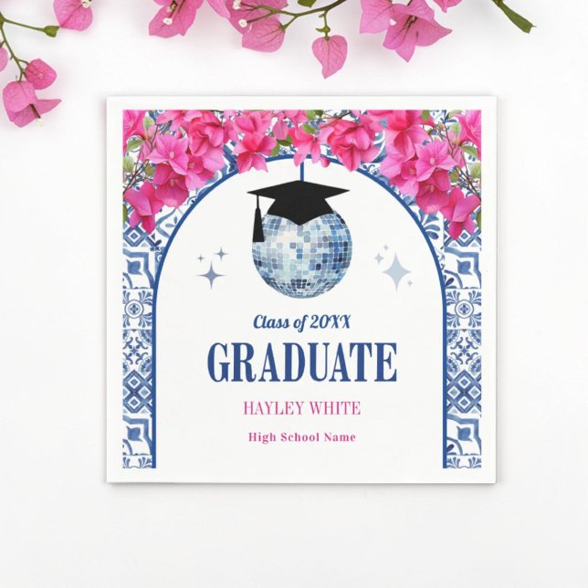 Dancing Queen Disco Boll Studentfest Pappersservett (Skapare uppladdad)