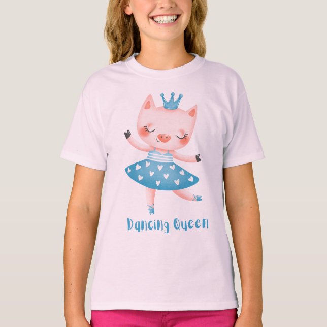 Dancing Queen Girls t-shirt (Framsida)