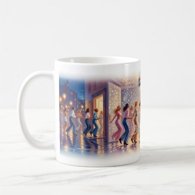 Dancing Queen — Gnistrande Disco Boll Glädje Mugg (Vänster)