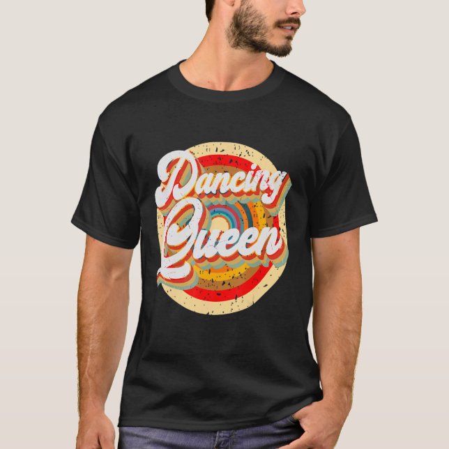 Dancing Queen Roller Disco Outfit 70s Costume for T Shirt (Framsida)