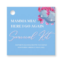 Dancing Queen Sängkammarparty Överlevnadskit Tag