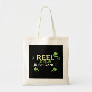 Dancing Reel Girls Irish Dance St. Patrick's Day Tygkasse