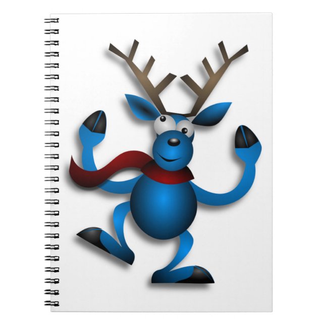 DANCING REINDEER ANTECKNINGSBOK (Framsidan)