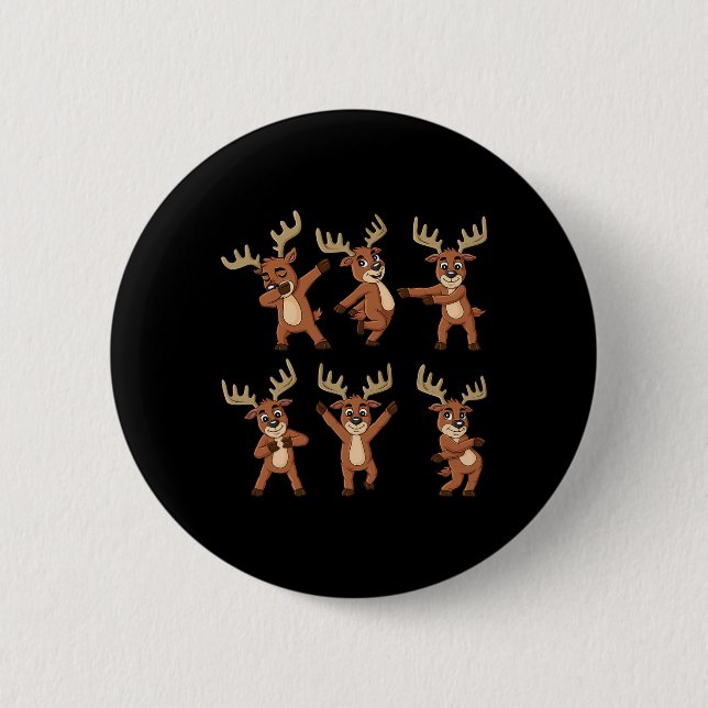 Dancing Reindeer Dance Challenge jul Boys Gi Knapp (Framsida)