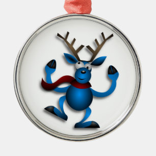 DANCING REINDEER JULGRANSPRYDNAD METALL