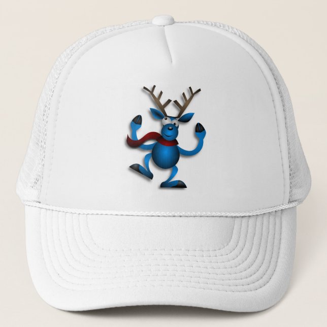 DANCING REINDEER TRUCKERKEPS (Framsida)