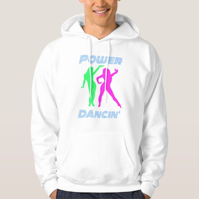 Dancing - Retro Power Dancin 'Girls Hoodie (Framsida)