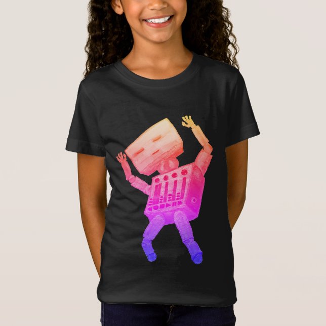 Dancing Robot! T Shirt (Framsida)