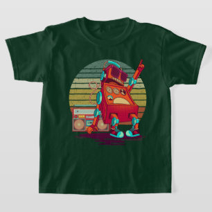 Dancing robot t shirt