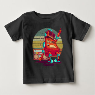 Dancing robot t shirt