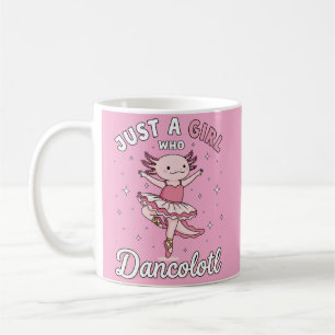 Dancing Rosa Axolotl in Ballet Tutu Kaffemugg