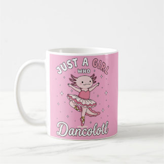 Dancing Rosa Axolotl in Ballet Tutu Kaffemugg