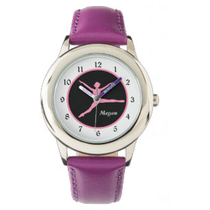 Dancing Rosa Ballerina Kids Watch Armbandsur
