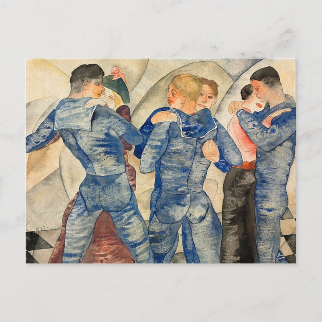 Dancing Sailors Vykort (Framsida)