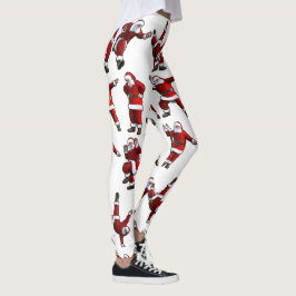 Dancing Santa  Leggings