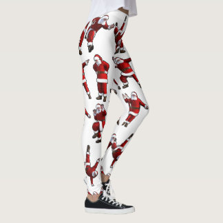 Dancing Santa Leggings