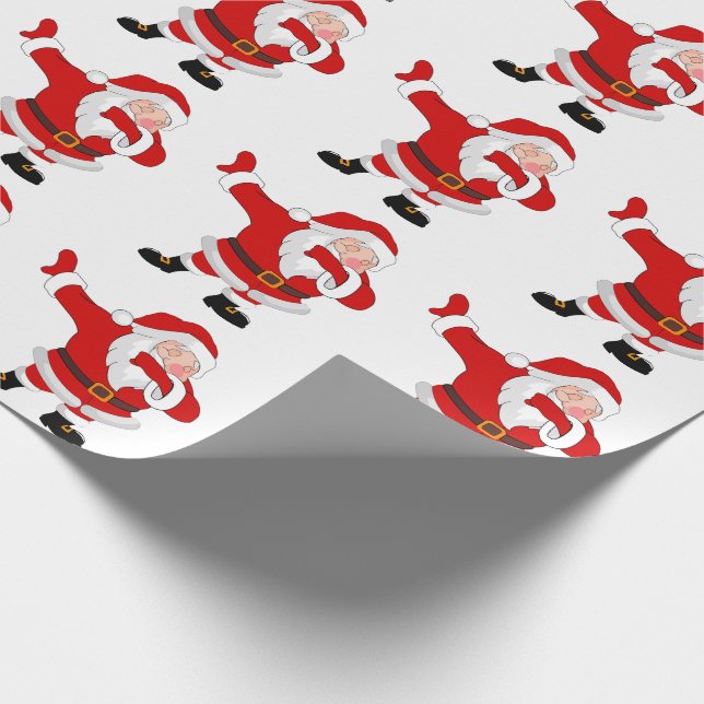 Dancing Santa Presentpapper (Hörn)