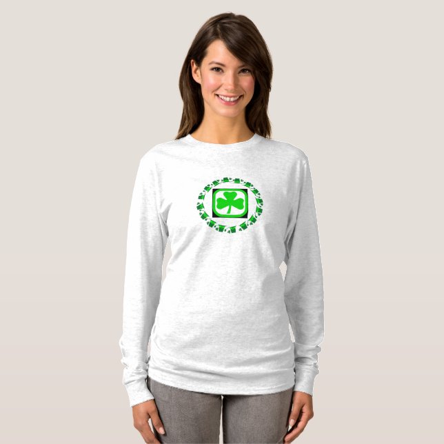 Dancing Shamrocks T Shirt (Hel framsida)