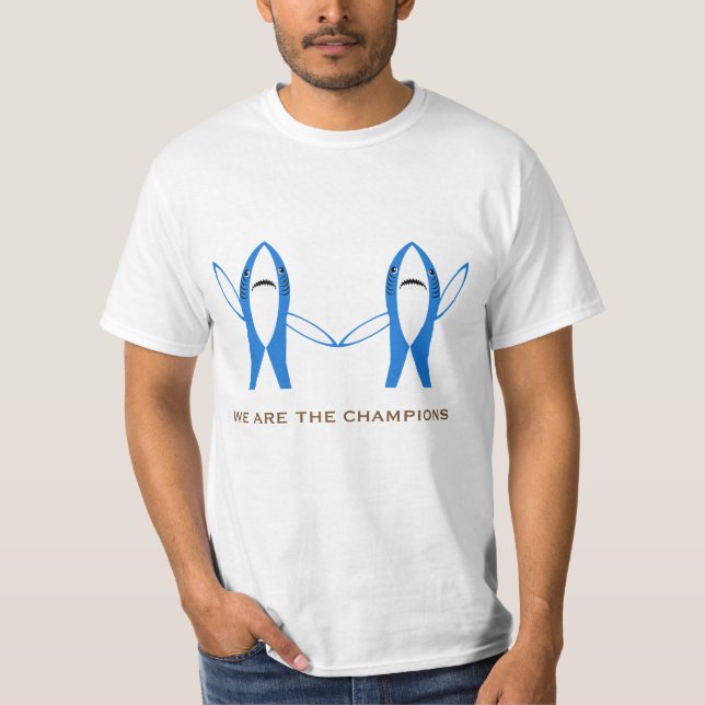 Dancing Shark - "Vi är mästare" - Shirt Tröja (Framsida)