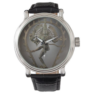Dancing Shiva staty-foto Armbandsur