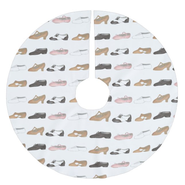 Dancing Shoes Ballet Tap Jazz Lyrical Acro Studio Julgransmatta Borstad Polyester (Framsidan)