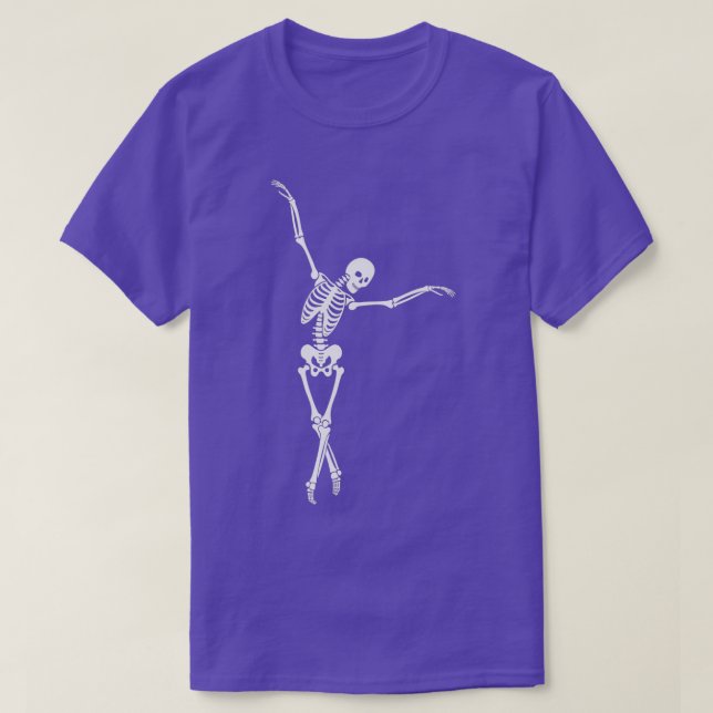 Dancing Skeleton 5 T Shirt (Design framsida)