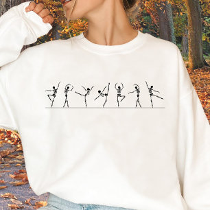 Dancing Skeleton Ballerinas Ballet T Shirt
