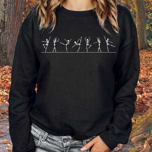 Dancing Skeleton Ballerinas Ballet T Shirt