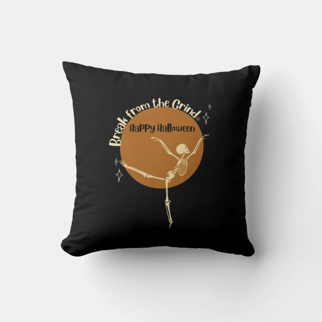 Dancing Skeleton BFTG Pillow Kudde (Framsida)